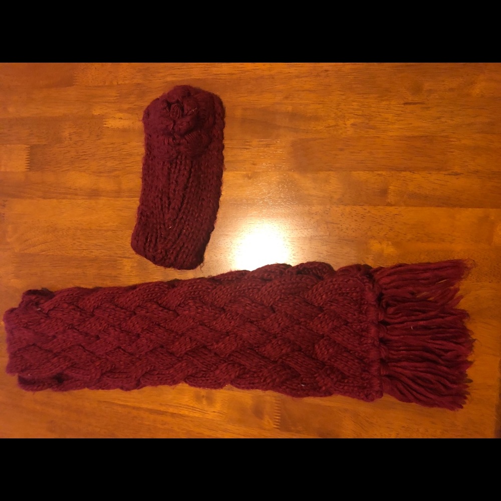 Matching Scarf and Head Wrap